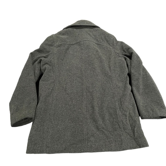 American Eagle Gray Wool Pea Coat Size Large - Picture 2 of 6